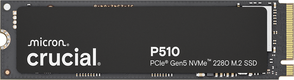 Crucial P510 2TB PCIe Gen5 NVMe M.2 SSD