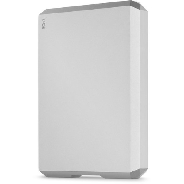 LaCie Mobile Drive 4TB External Drive – Moon Silver