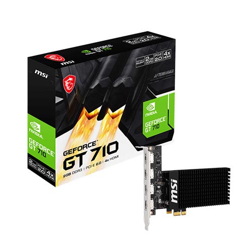 MSI GT 710 2GD3H 4HDMI 2GB Graphic Card