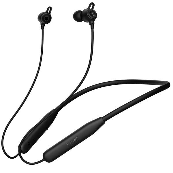 boAt Rockerz 109 Bluetooth Neckband with 40 hrs Playback,ENx Technology, Beast Mode (60ms), Magnetic Buds, Dual Pairing, ASAP Charge, IPX5 Water Resistance (Active Black)