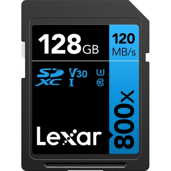 Lexar 128GB High-Performance 800x SDXC Memory Card