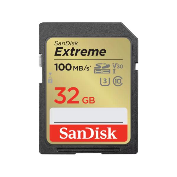 SanDisk Extreme SD UHS-I Card – 32GB