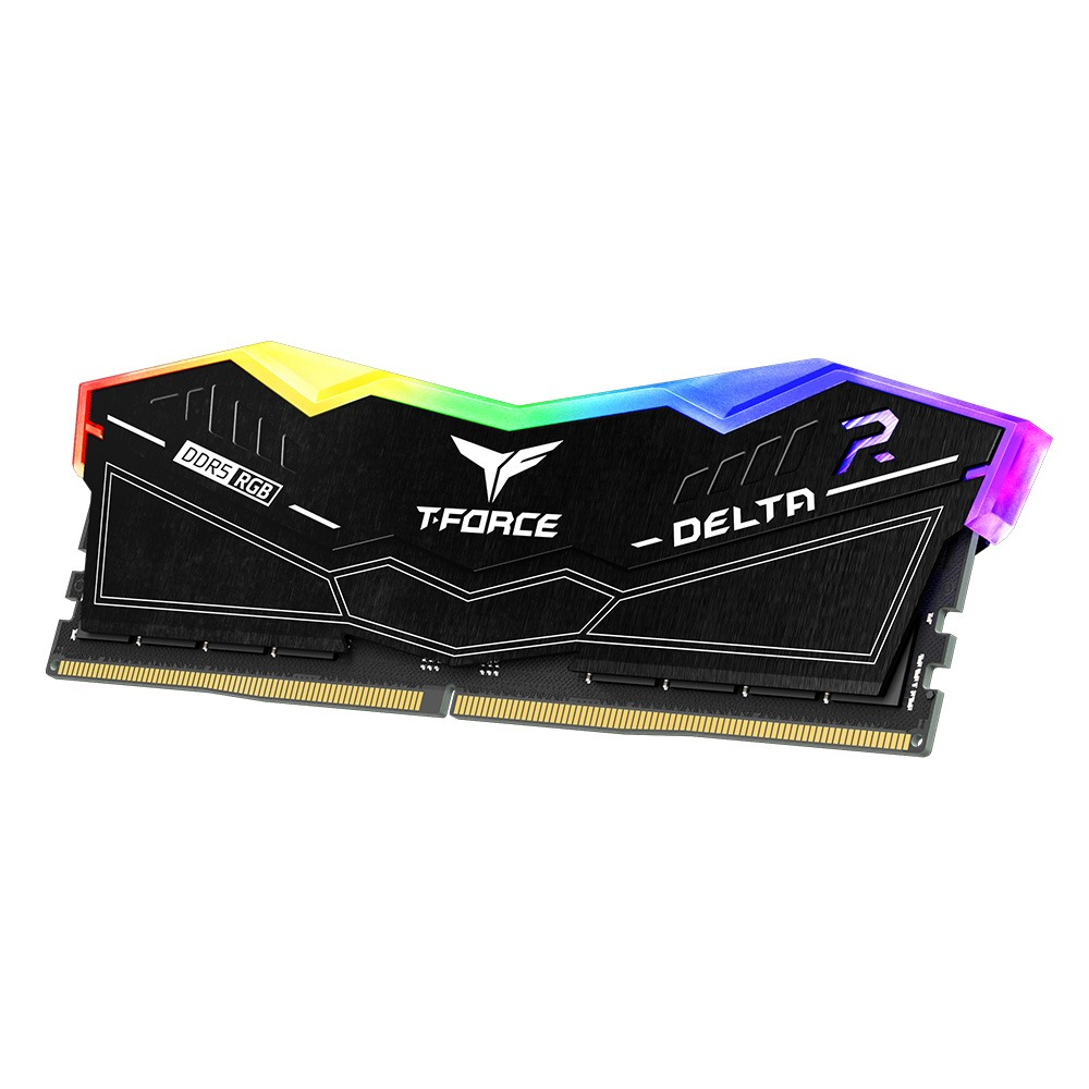 TEAMGROUP T-Force Delta RGB DDR5 64GB (2x32GB) 6000MHz CL30 Desktop RAM Kit (Black)
