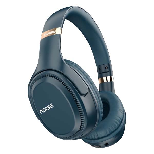 Noise Three Wireless On-Ear Headphones with 70H Playtime, 40mm Driver, Low Latency(up to 45ms),Dual Pairing, BT v5.3 (Midnight Blue)