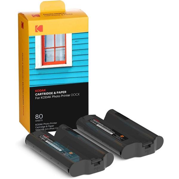 KODAK 4PASS Film Cartridge (4×6 inches) Dock and Dock Plus, 80 Sheets