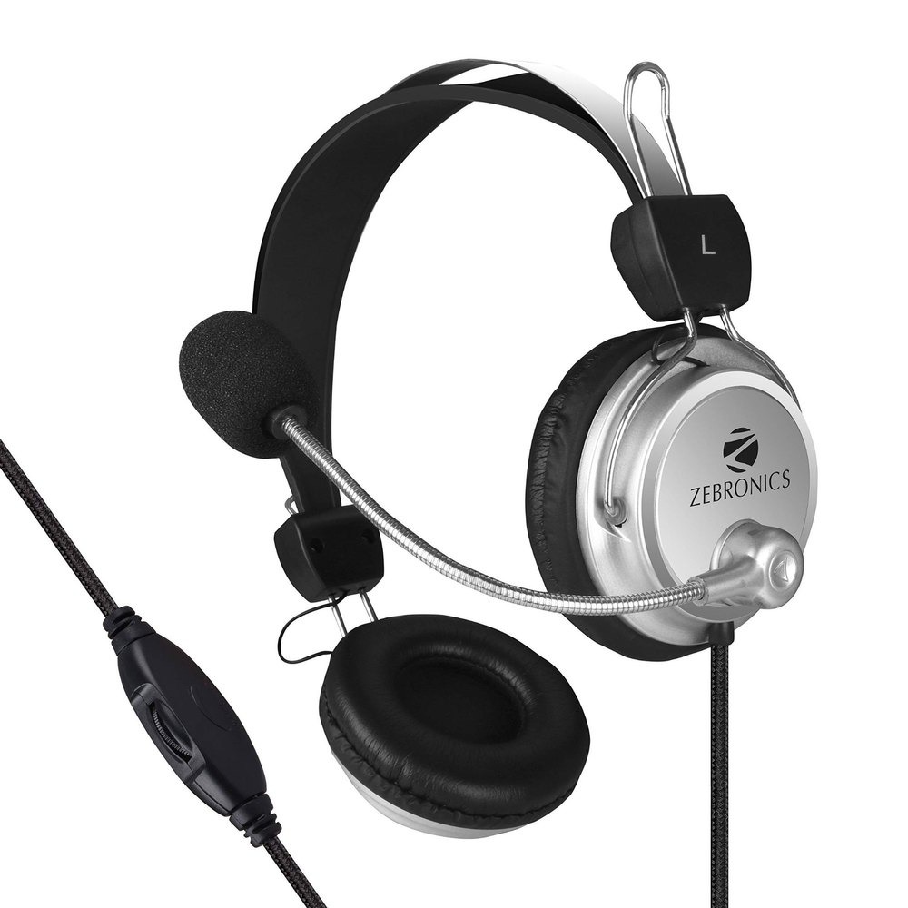 ZEBRONICS ZEB-1000HMV On-Ear Headphone with Mic