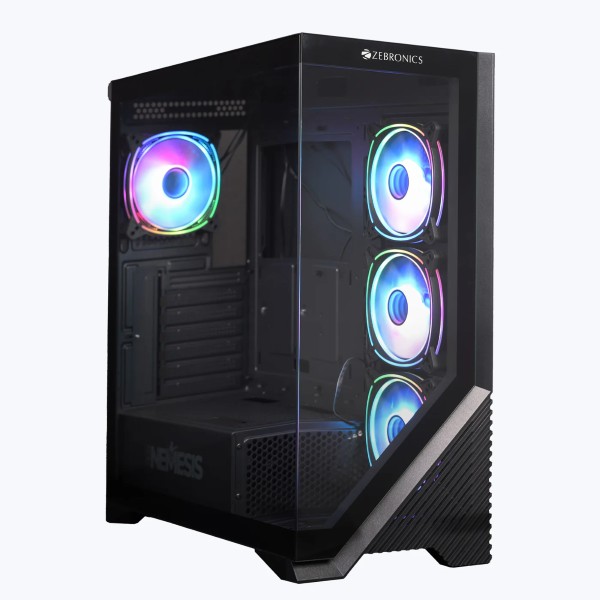 ZEBRONICS Nemesis Premium Gaming Cabinet – Black