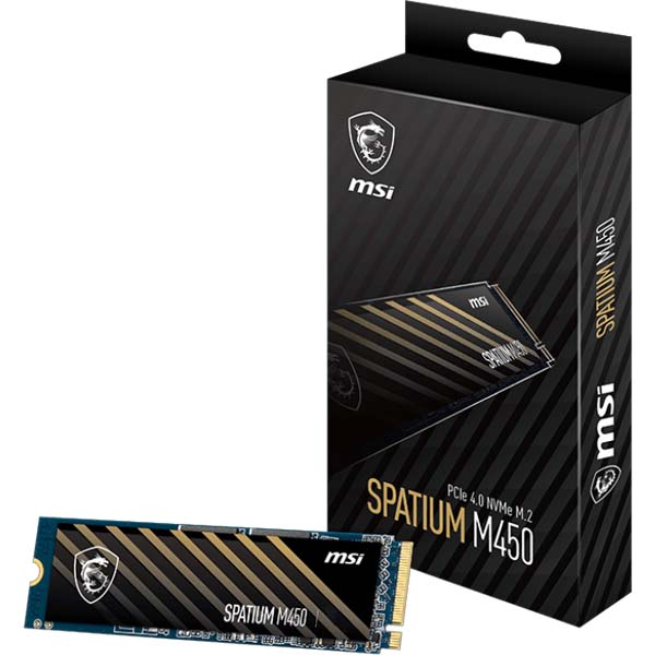 MSI SPATIUM M450 1TB PCIe 4.0 NVMe M.2 V1 SSD