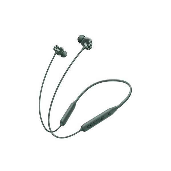 OnePlus Bullets Wireless Z2 ANC Bluetooth in Ear Earphones with Mic 45dB Hybrid (Grand Green)