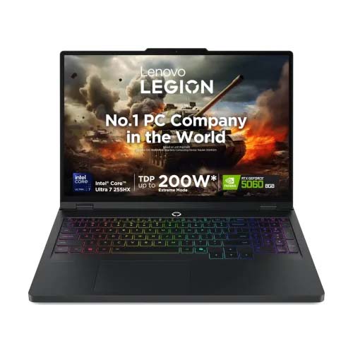 Lenovo Legion Pro5 16.0 Inch Intel Core Ultra 7 255HX 32GB RAM 1TB SSD RTX5060 GPU Gaming Laptop 83F3007CIN