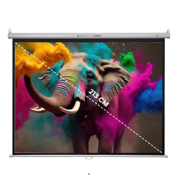 Zebronics PSH84A 84″ Manual Projector Screen