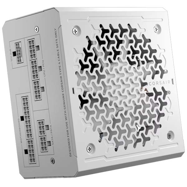 Corsair RMe Series RM850e Fully Modular Low-Noise ATX Power Supply White (CP-9020293-IN)