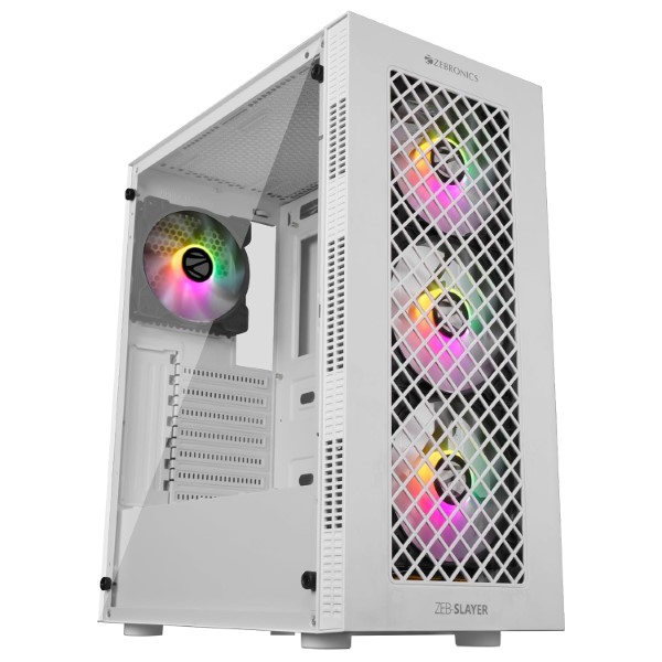 ZEBRONICS Slayer Mid-Tower Premium Gaming Cabinet
