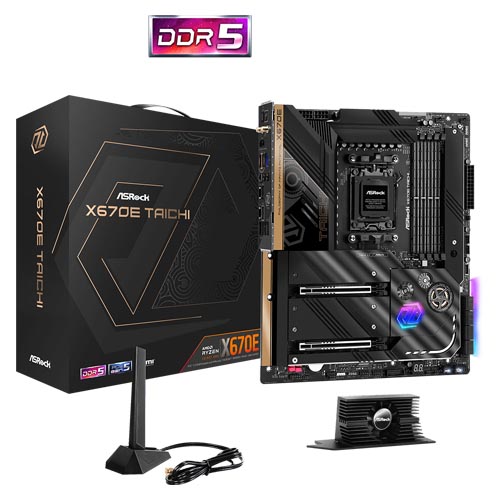Asrock X670E Taichi AMD X670 EATX Motherboard