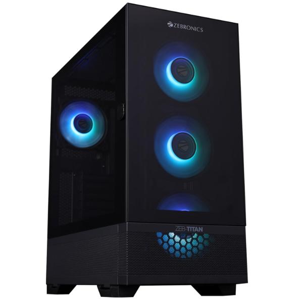 ZEBRONICS TITAN Full-Tower ATX Premium Gaming Cabinet