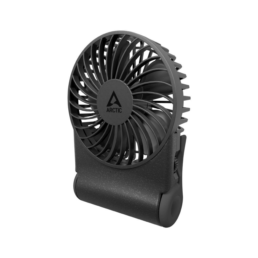 ARCTIC Summair 2Go Powerful Handheld Fan with Stand (Black)