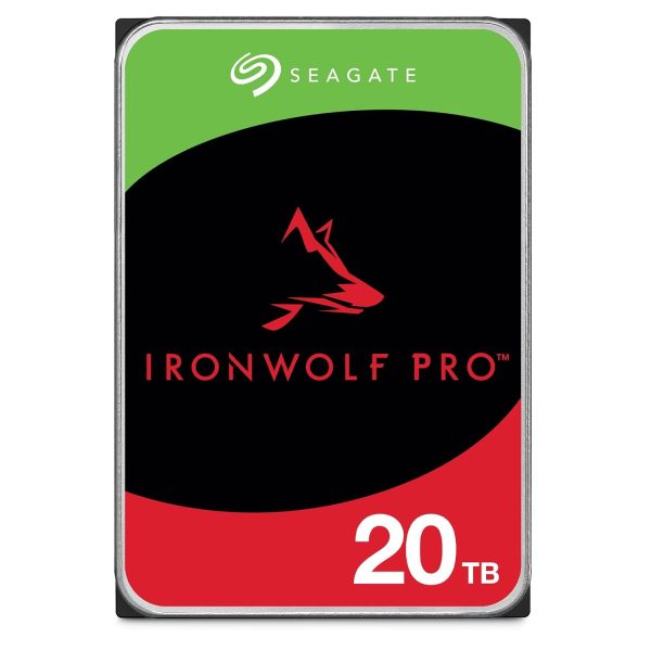 Seagate 20TB IronWolf Pro 7200 rpm SATA III 3.5″ Internal NAS HDD