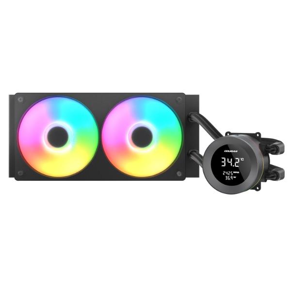Cougar Poseidon Vistek ARGB 240 Analog Liquid Cooler – Black
