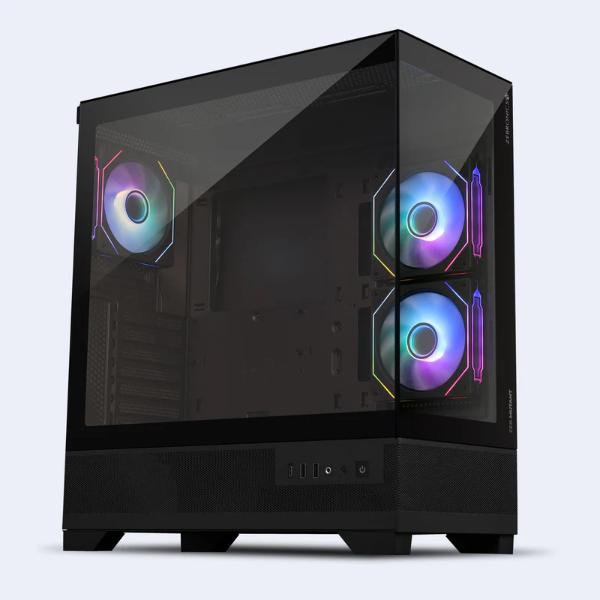 ZEBRONICS Mutant ARGB MATX Mid Tower Cabinet (Black)