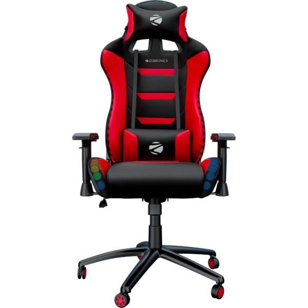 ZEBRONICS Zeb-Gc3000 Premium Gaming Chair with RGB Lights