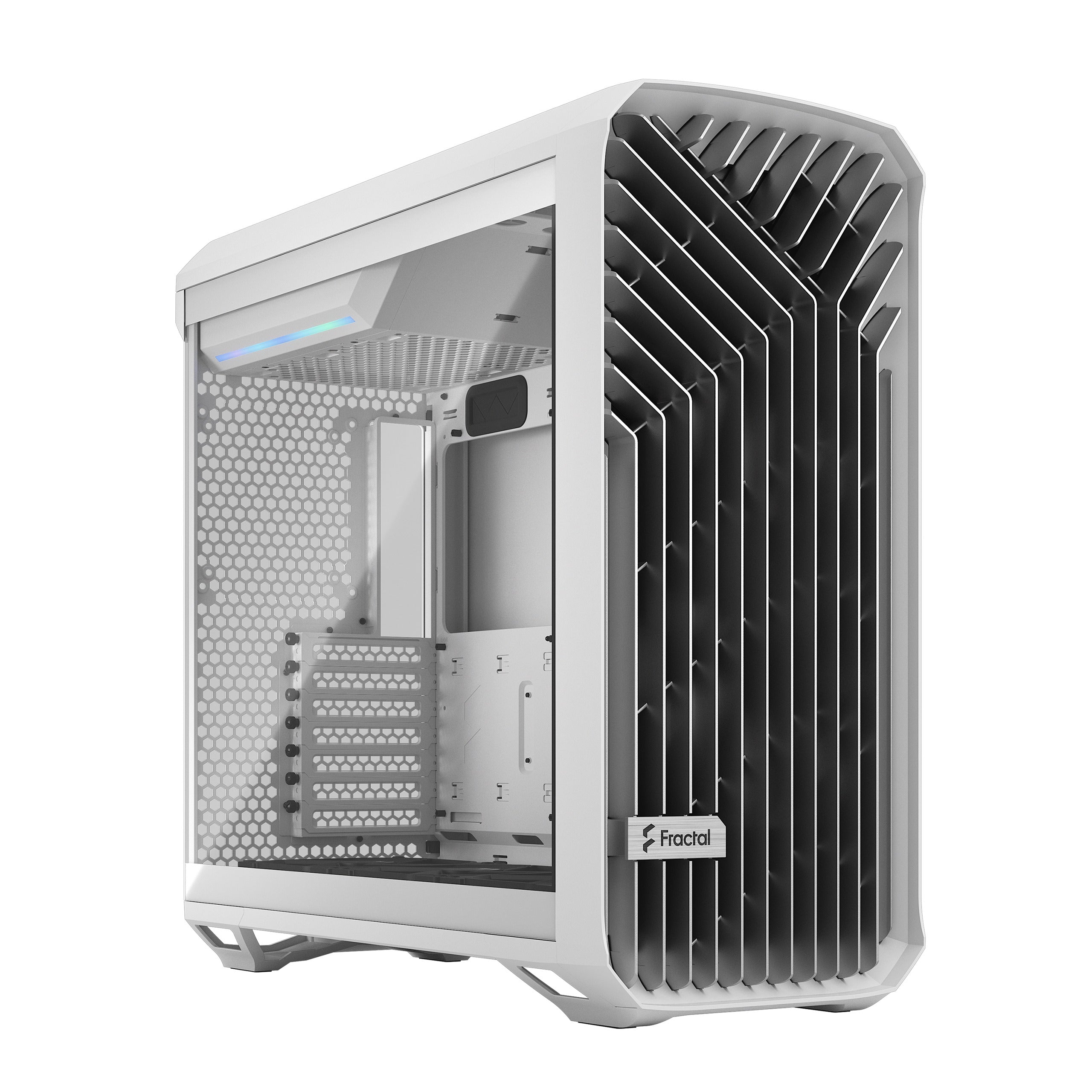 Fractal Design Torrent White TG Clear Tint E-ATX High Airflow Mid Tower PC Case