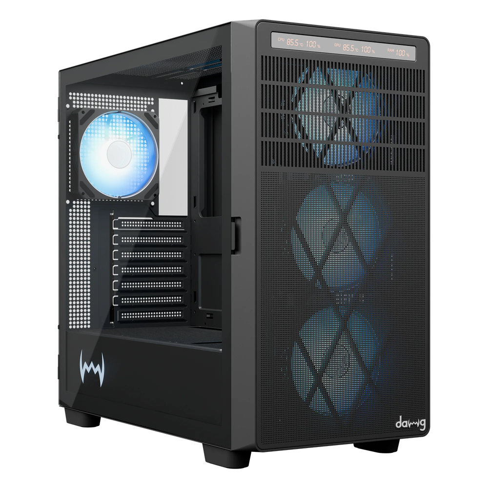 Dawg Y 804 Mid Tower Chassis Black