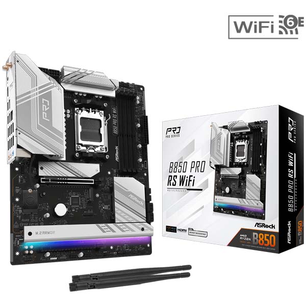 ASRock B850 PRO RS WIFI AM5 AMD ATX Motherboard