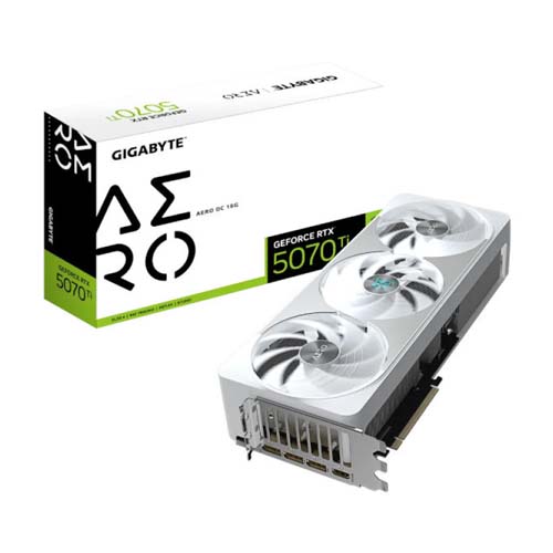 Gigabyte GeForce RTX 5070 Ti Aero OC 16GB GDDR7 Graphic Card GV-N507TAERO OC-16GD