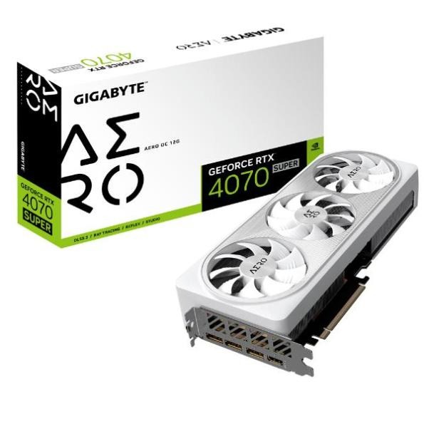 Gigabyte Rtx 4070 Super Aero Oc 12Gb Gaming Graphics Card (GV-N407SAERO-OC-12GD)