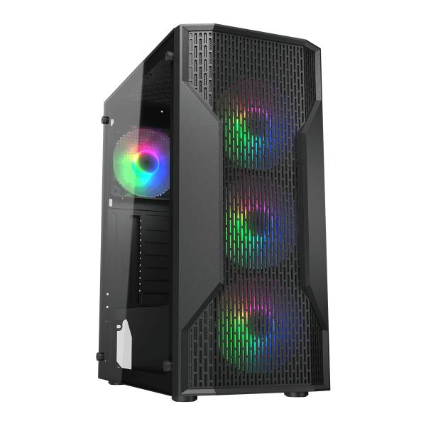Cougar MX110 RGB Mid Tower Cabinet – Black