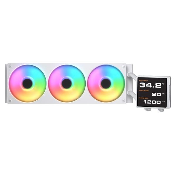 Cougar Poseidon Vistek Pro ARGB 360mm Liquid Cooler – White