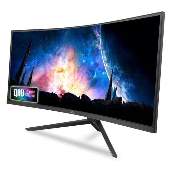 Acer ED343CUR 34 Inch UWQHD (3440×1440) Pixels VA Panel 1000R Curved Backlight LED Monitor