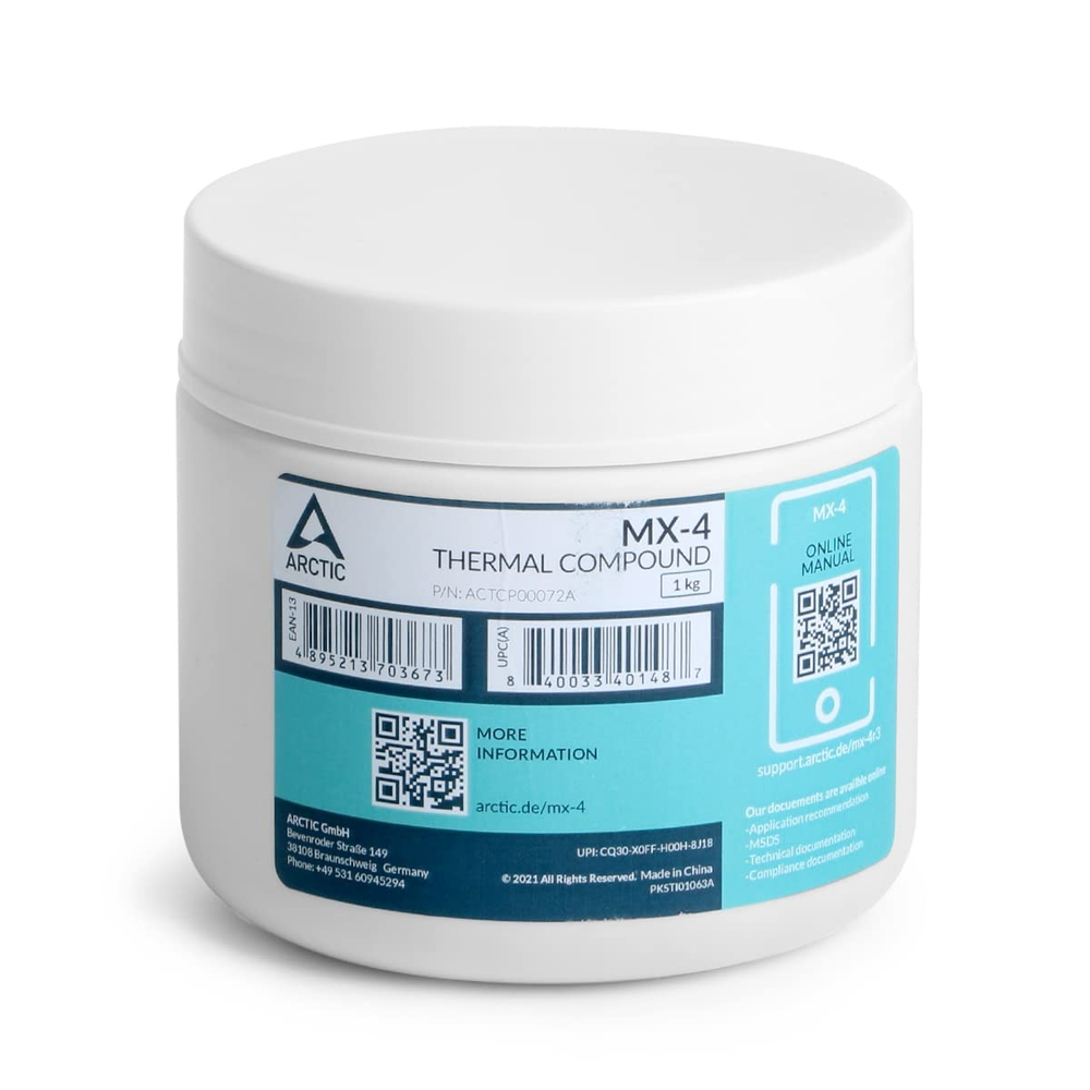 ARCTIC MX-4 (1kg / Tin) Premium Performance Thermal Paste