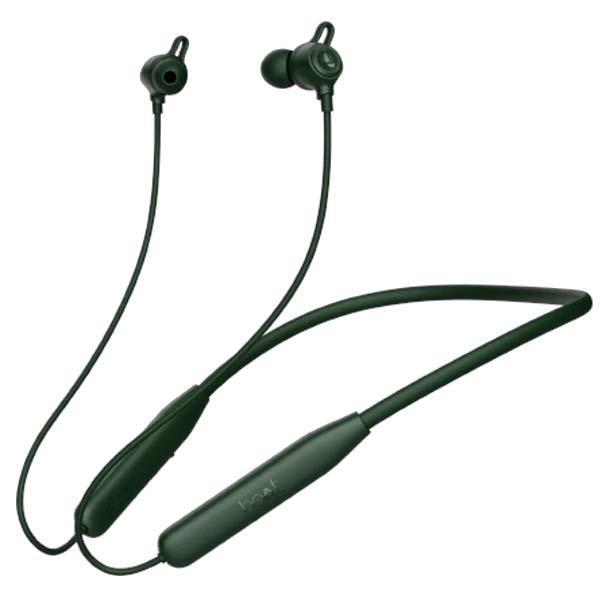 boAt Rockerz 109 Bluetooth Neckband with 40 hrs Playback,ENx Technology, Beast Mode (60ms), Magnetic Buds, Dual Pairing, ASAP Charge, IPX5 Water Resistance (Fern Green)