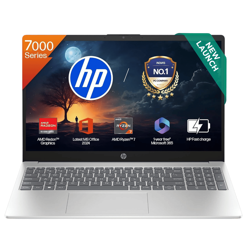 HP 15 laptop (Ryzen 5 3550H, 8 GB RAM, 1 TB HDD + 256 GB SSD, GTX 1050 4 GB, Windows 11 Pro, 15.6" FHD)
