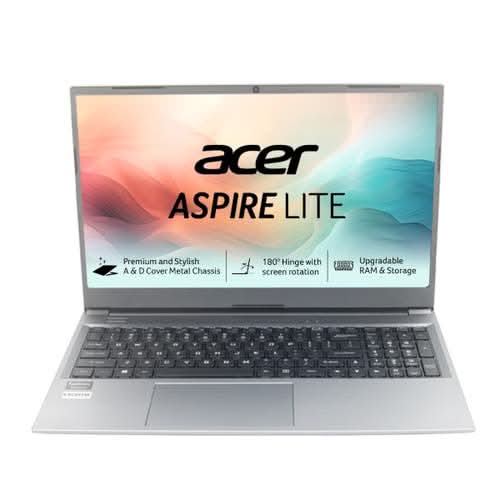Acer Aspire Lite AL15-41 (UN.31ZSI.046) Laptop — AMD Ryzen 3 7330U, 16 GB RAM, 512 GB SSD, 15.6-inch FHD IPS display