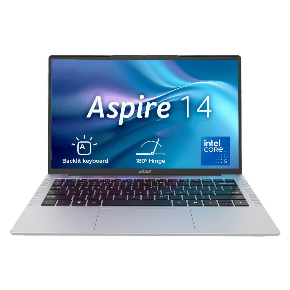 Acer Aspire 14 AS14H-53 Laptop — Intel Core i5-13500H, 16 GB RAM, 512 GB storage, Intel UHD Graphics, 14-inch WUXGA IPS display